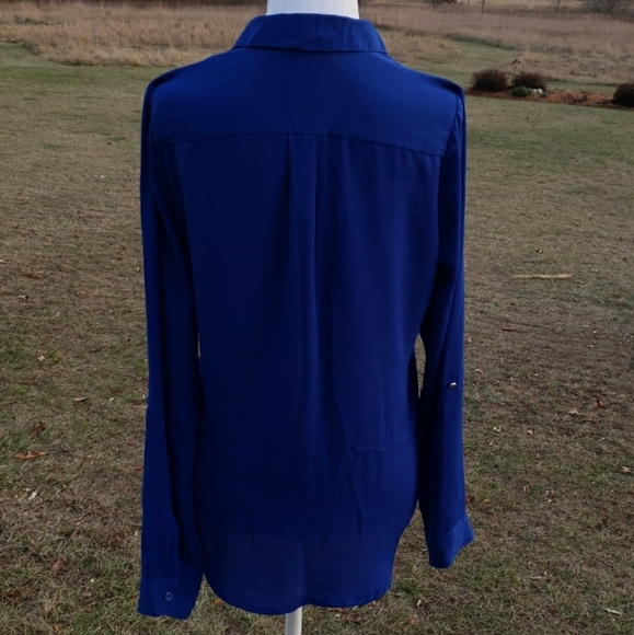 Apt. 9 Collared, Button Down Blouse - Picture 2 of 11